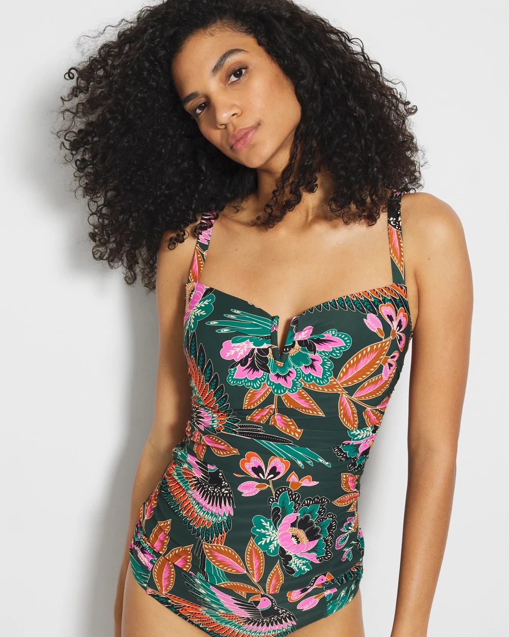 希少✨VIVIENNE TAM カットソー タンクトップ 豪華 総柄 金魚 V-Wire Tankini Top | Soma